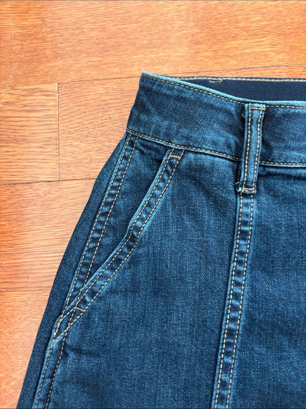 NWT Draper James Denim A-Line Midi Skirt size 4 - Picture 5 of 9